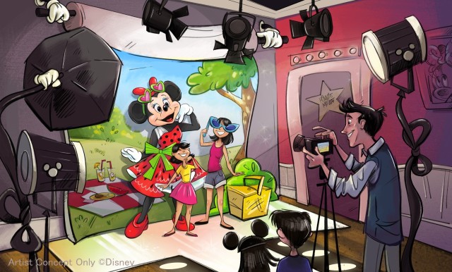 キャラクターグリーティング施設「ミニーのスタイルスタジオ」