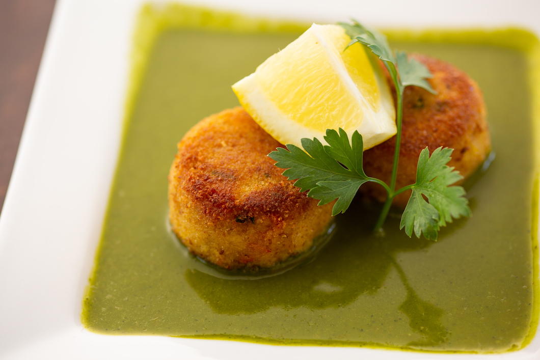 モロッコ風スパイシークラブケーキ 1200円