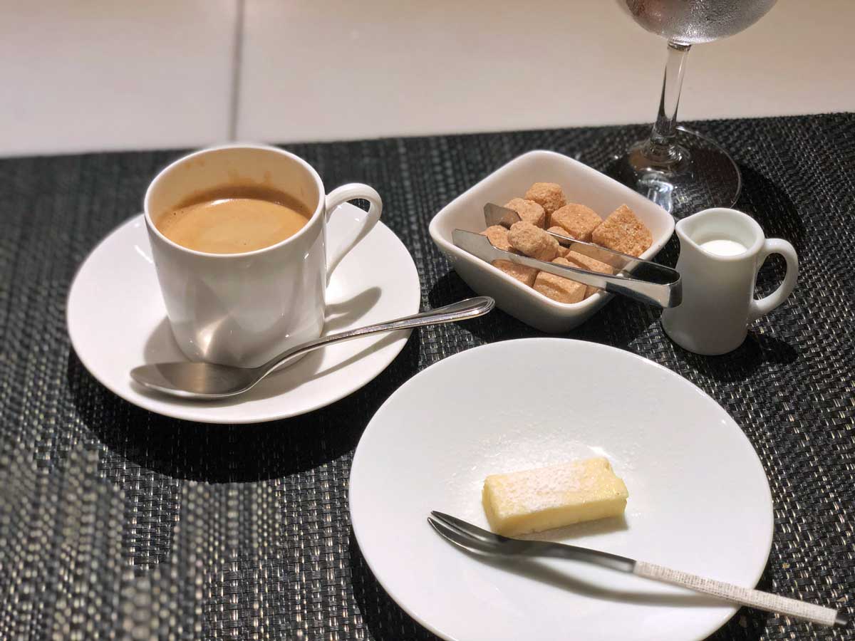 食後のコーヒー