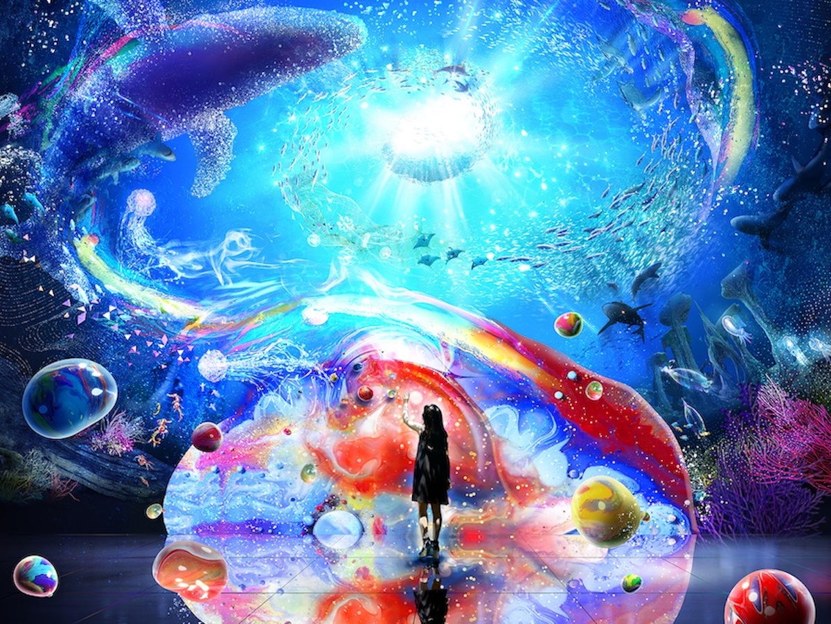 海外で連日大行列のイベント「オーシャン バイ ネイキッド 光の深海展」が日本初開催！横浜・アソビルへ