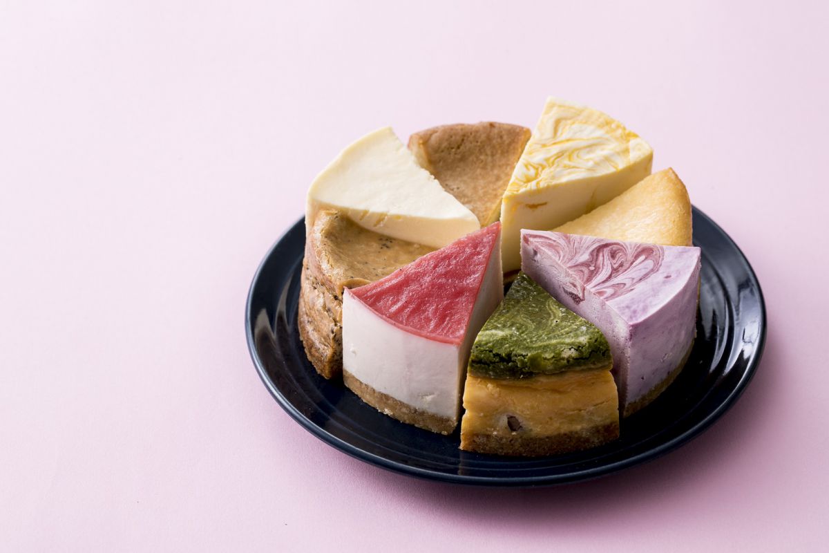 8種のチーズケーキセット1930円