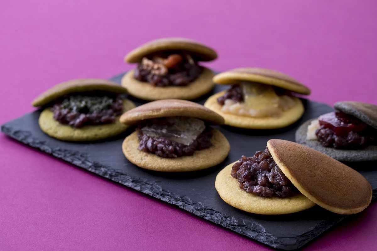 どら焼き6種セット1200円（季節変動あり）