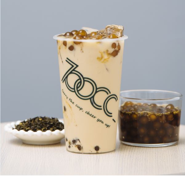 「真珠ミルクティー」Mサイズ420円 、Lサイズ550円