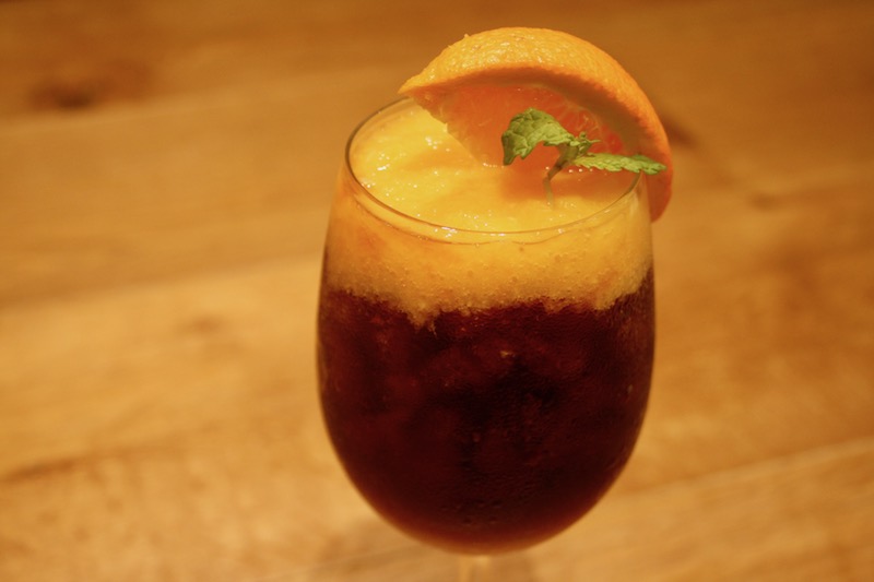 フレーバーコールドブリューコーヒー（オレンジ）（税別580円）