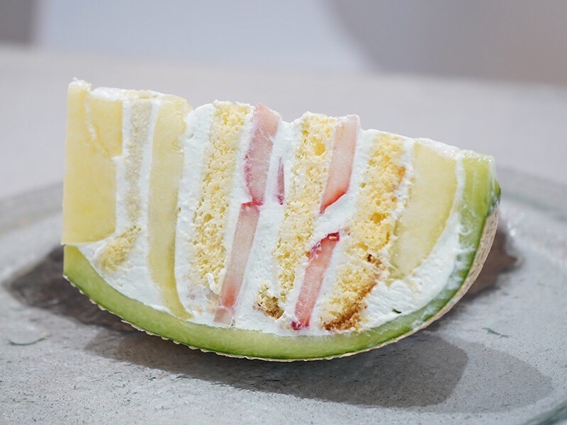 メロンケーキ(1/8カット)(税込1485円)/PATISSERIE TSUBASA