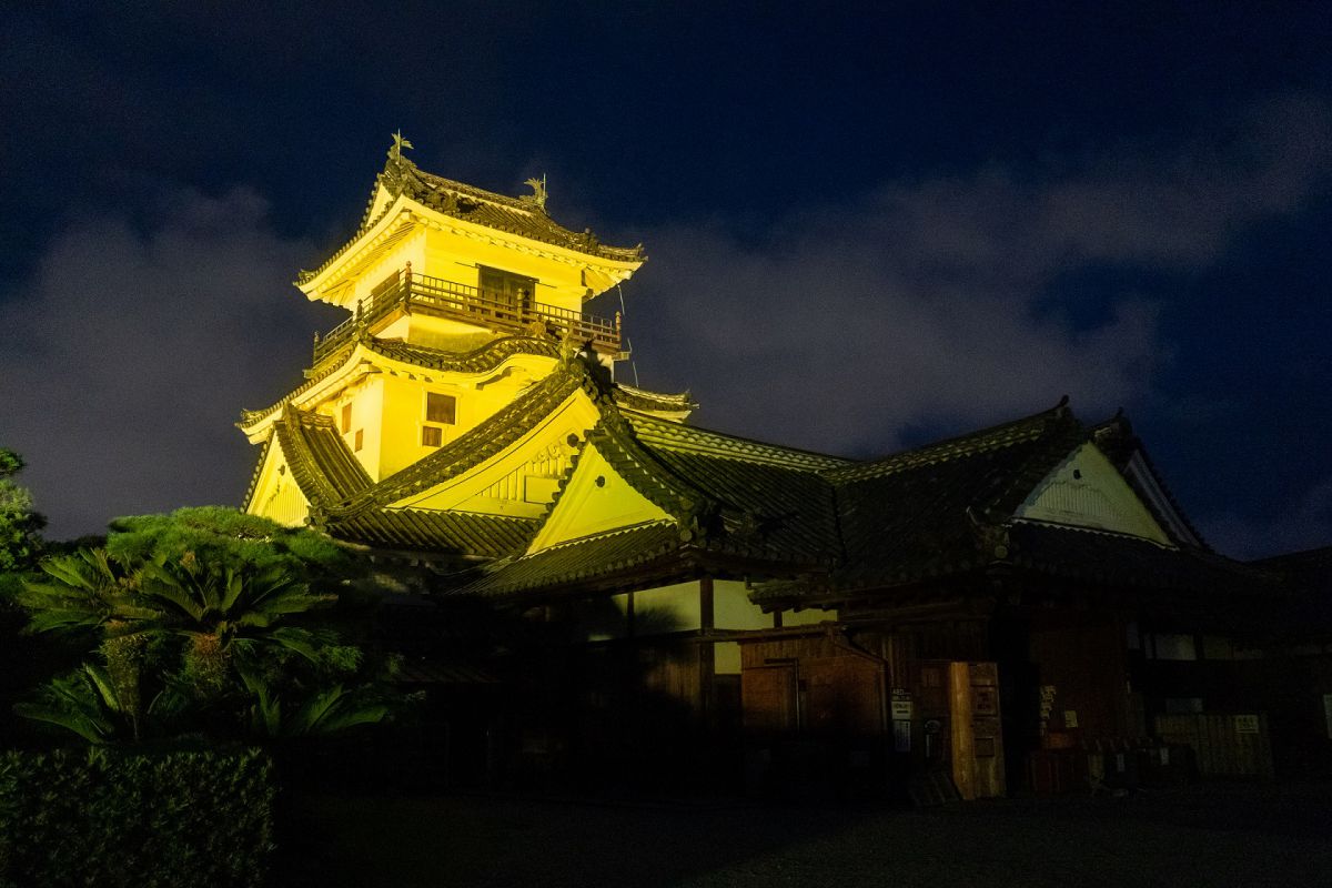 高知城ライトアップ