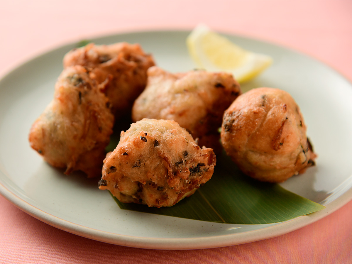 「ちりめんのもちもちゼッポリーニ」