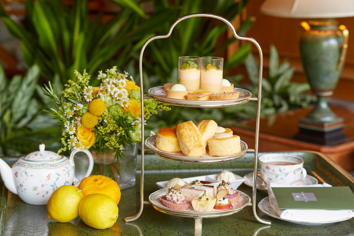 「柚子レモンアフタヌーンティー」4,000円