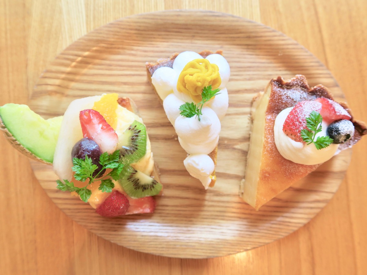 福岡・大濠公園の路地裏カフェで味わう、キュートすぎる秋タルト