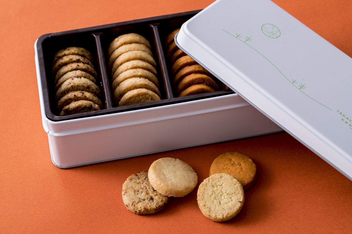 塩サブレ4種32枚入りオリジナル缶1920円