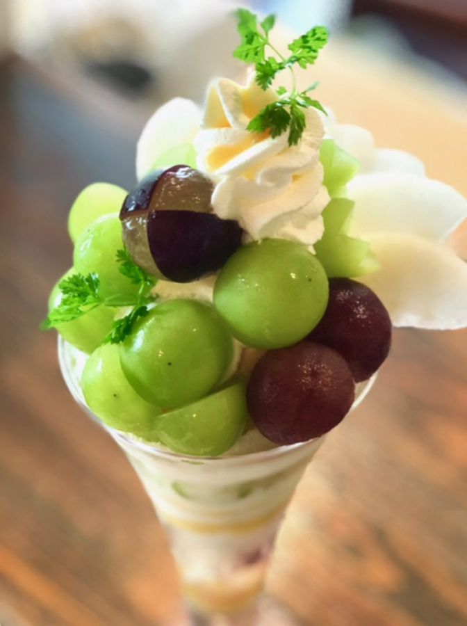 ぶどうパフェ 2890円（税別）／Fruit Chef