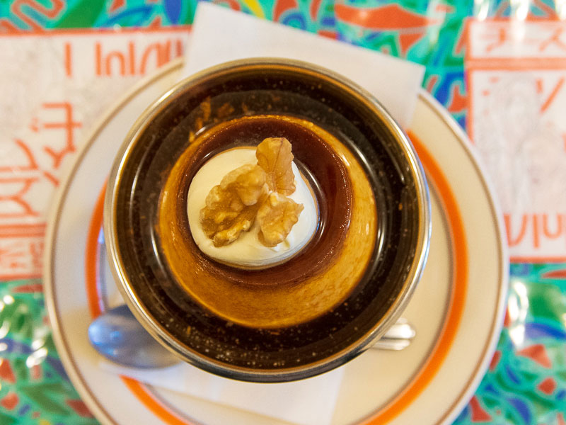 喫茶店ならではのこだわりを感じるカラメル