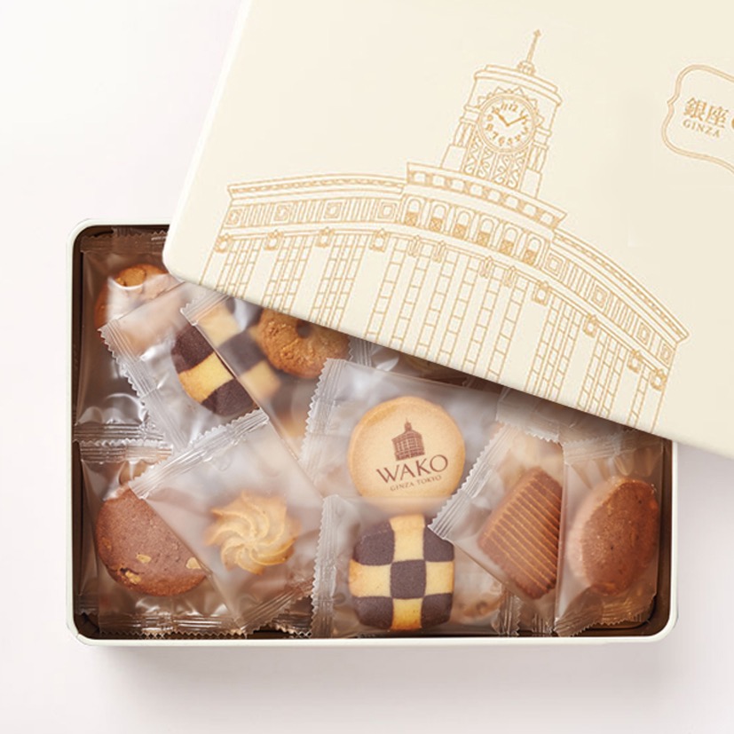 銀座COOKIE 32枚入 3240円 ・50枚入 5400円（税込）/ 和光
