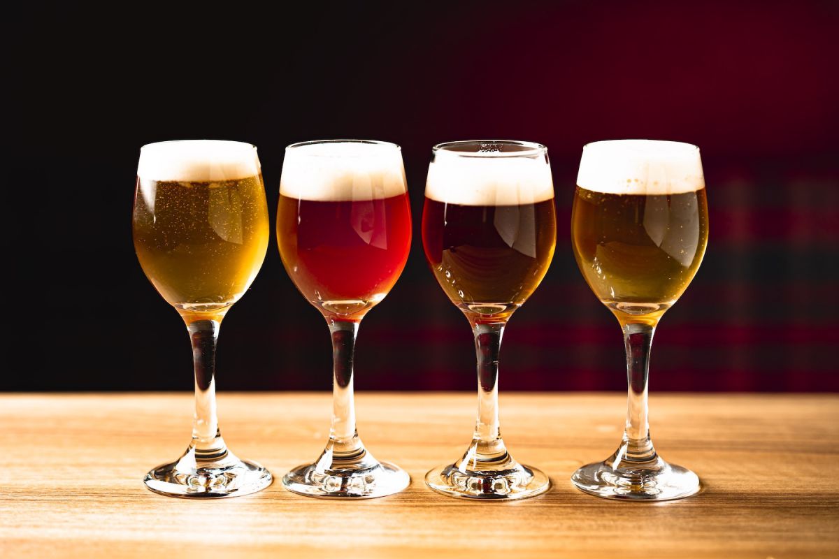 「タップ・マルシェ ビアフライトセット」（税別1000円）／フライング・スコッツマン