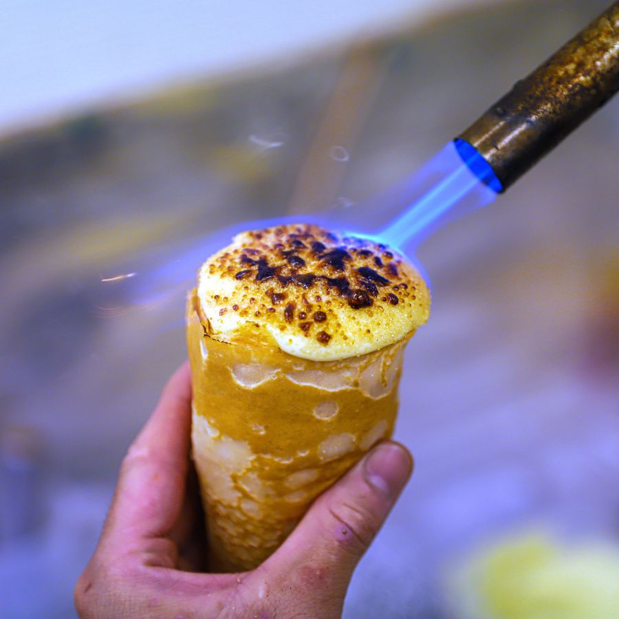 アイスクリームブリュレ 670円