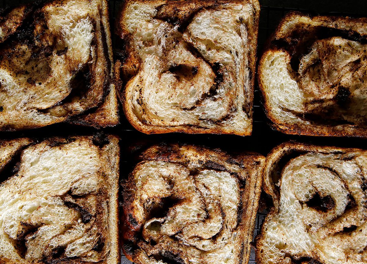 #バブカな食パン NY CHOCOLATE BABKA！1斤 800円（税抜）