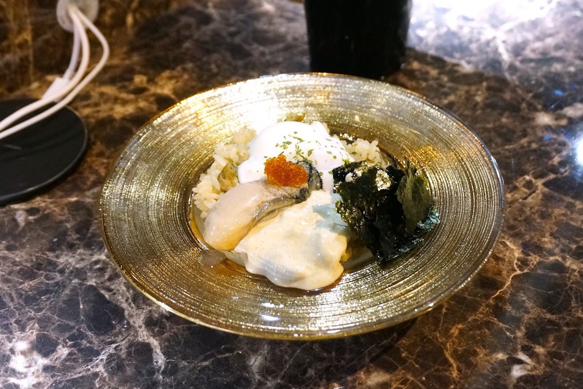 「TKG（卵・牡蠣・ご飯）」400円