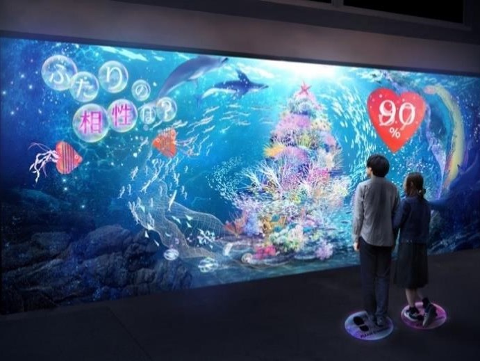 クリスマス限定の特別演出も!『OCEAN BY NAKED 光の深海展』