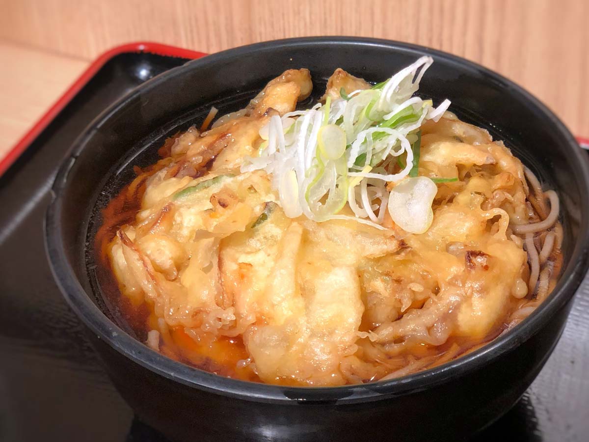 特大かき揚げそば