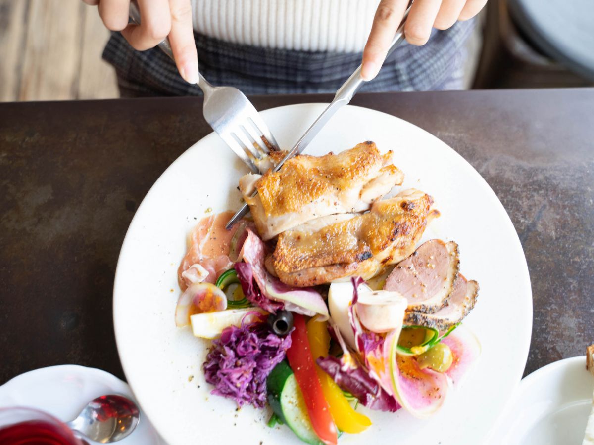 43のお肉のプレート 1540円