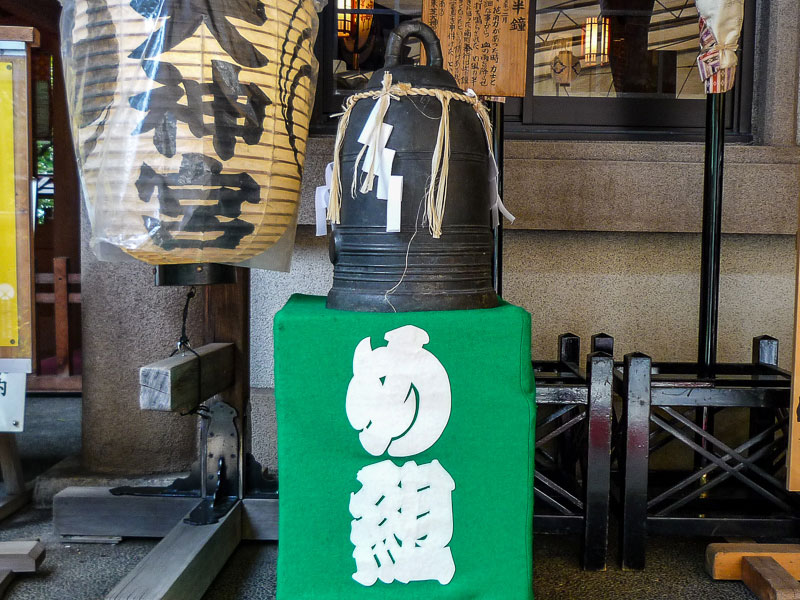 例祭で見られる保存されている「め組の半鐘」