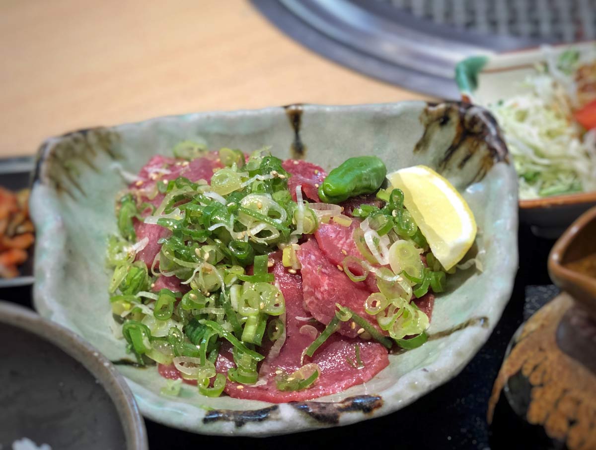 炭火焼きネギタン塩