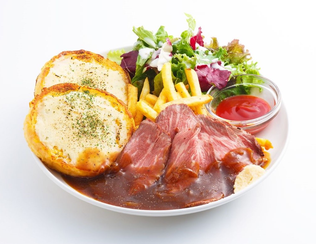 ローストビーフ（写真は2ピース 2100円）