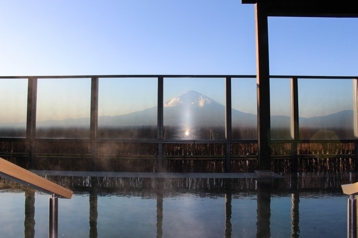 実際の入浴時の目線を再現してみました