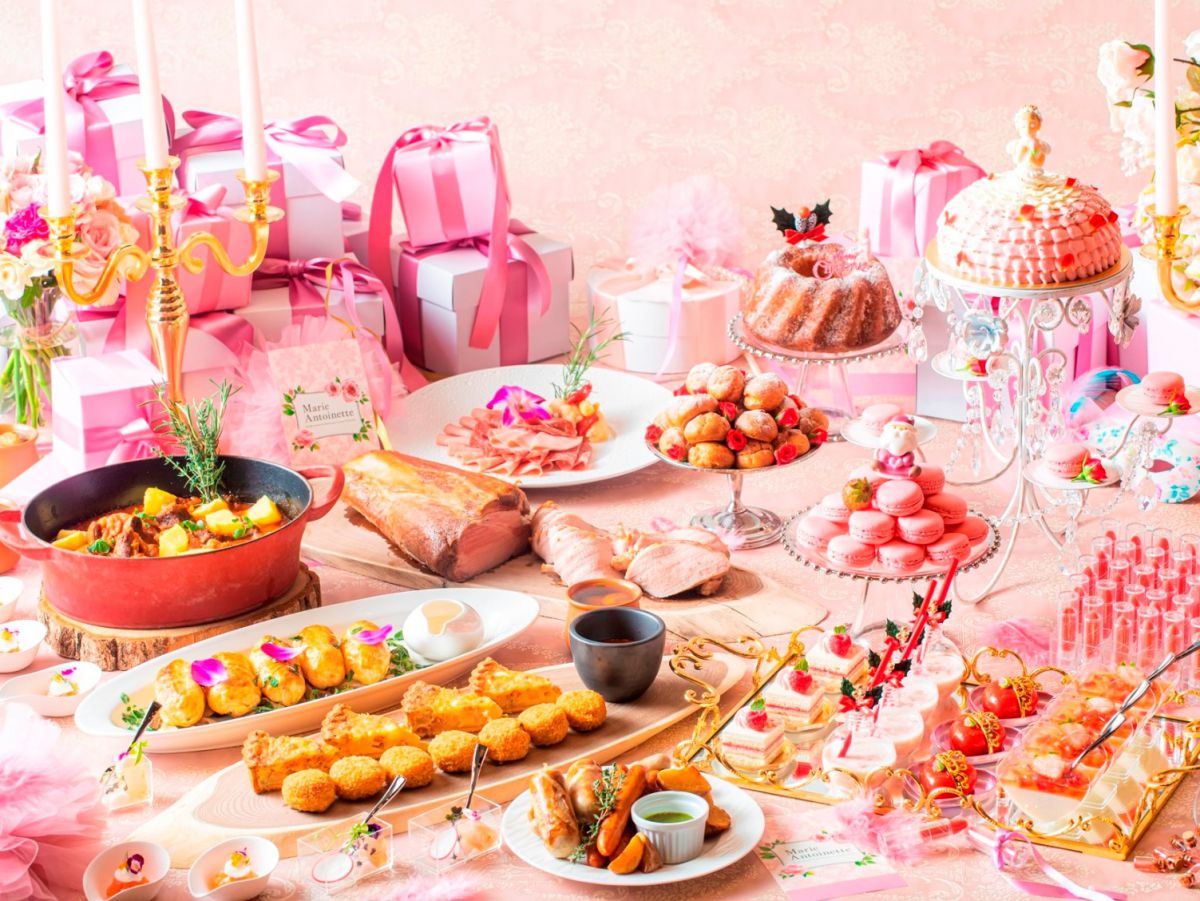 クリスマス限定！プリンセスなりきりブッフェイベント「マリー・アントワネットの仮面舞踏会」はピンクガーリー