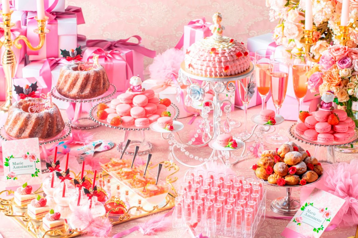 ピンク・ピンク・ピンクのスイーツイメージ