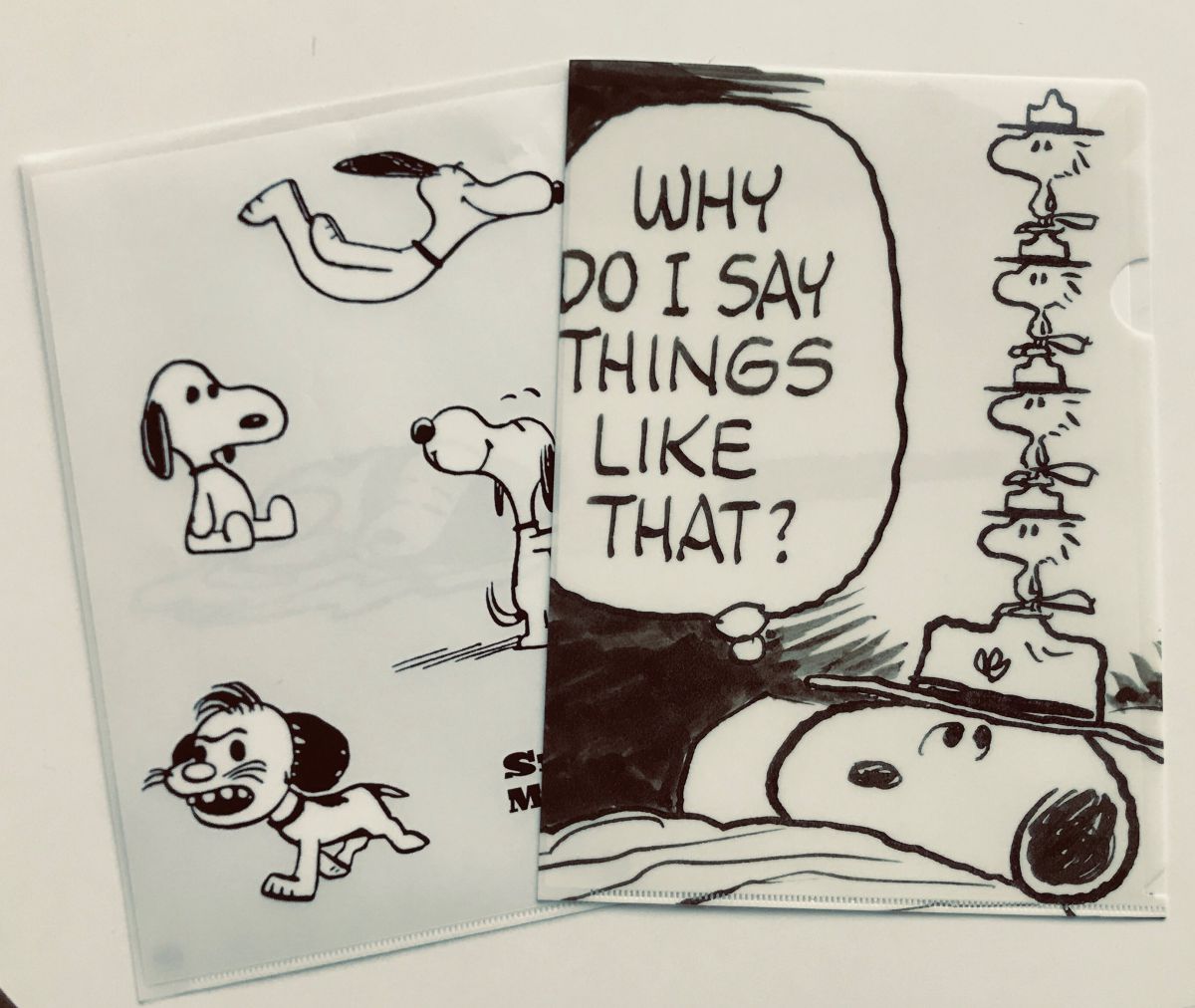 クリアファイル各350円