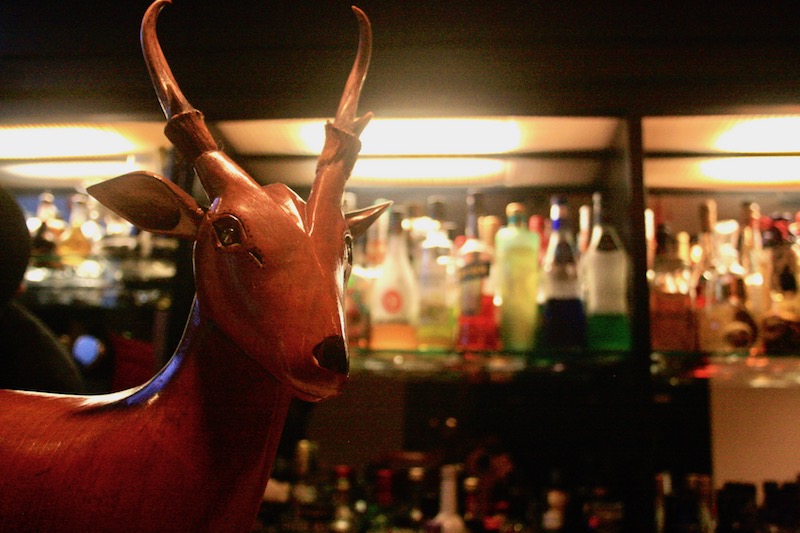 店内にはいたるところに動物のモチーフが。動物好きだというマスターがひとつひとつ揃えています。