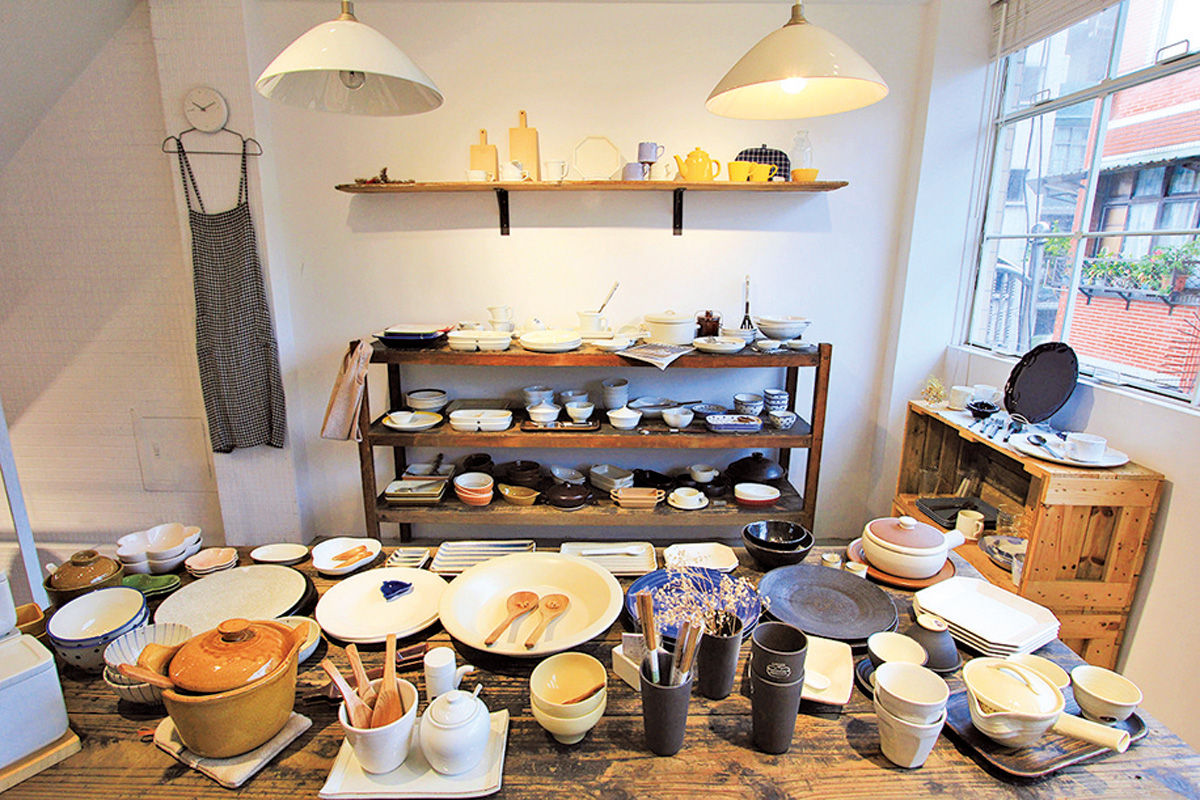 台湾でも人気の和の生活雑貨が揃う。「小器」の姉妹店で5店舗目