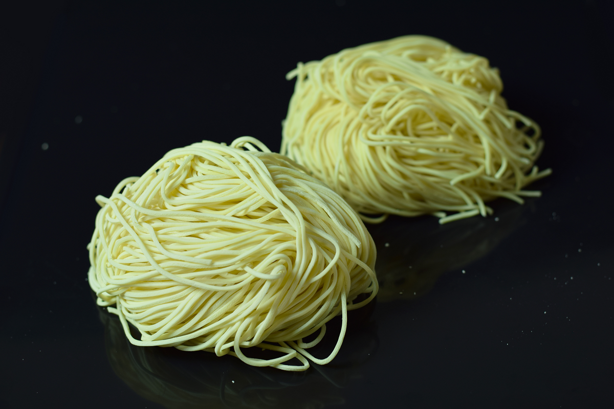 手前が大吟醸麺