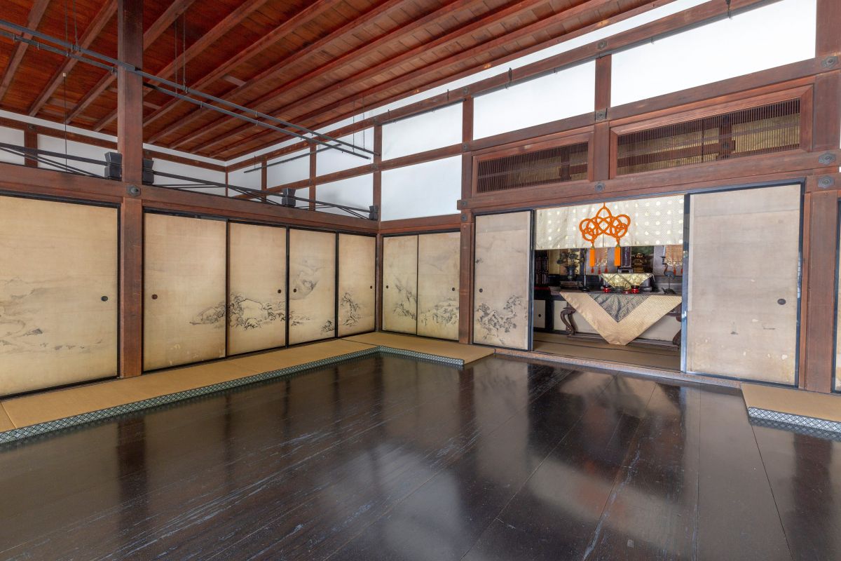 大徳寺 方丈に残る狩野探幽筆の障壁画