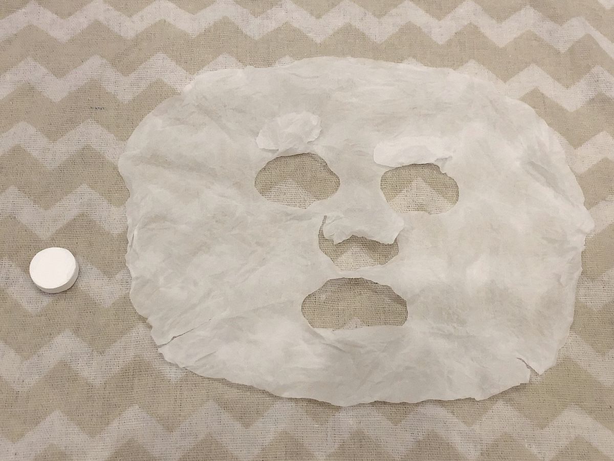 フェイスマスクを広げてみました