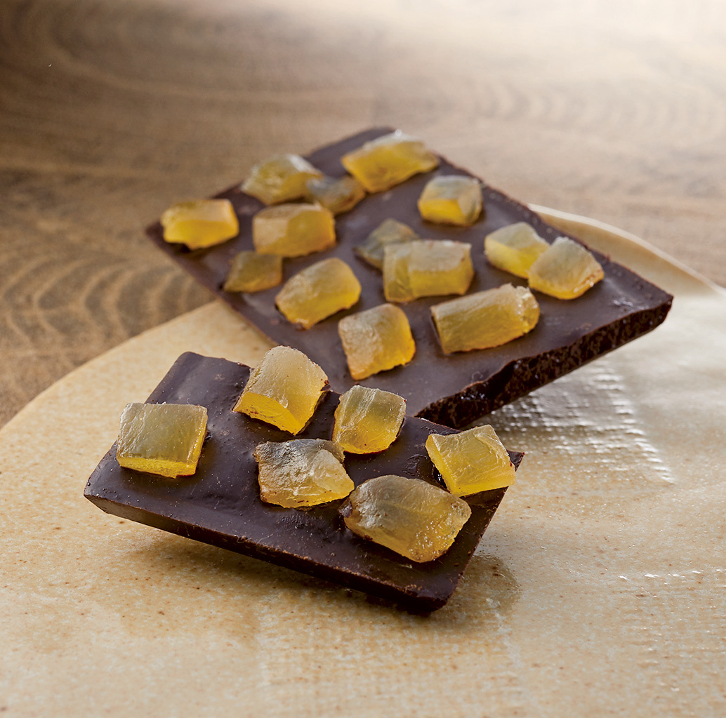 「ナクレ」モディカチョコ 生姜ピール １枚1200円