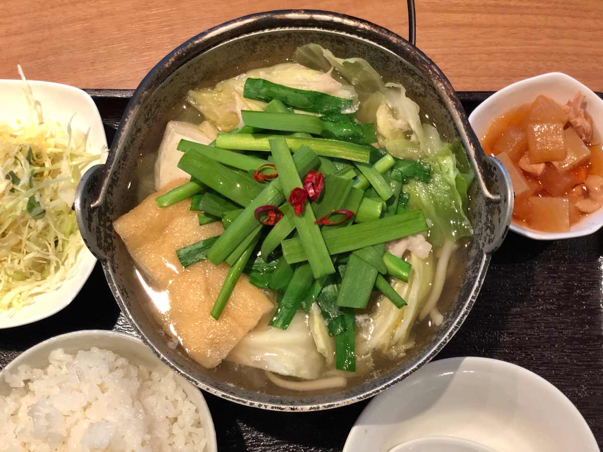 もつ鍋定食