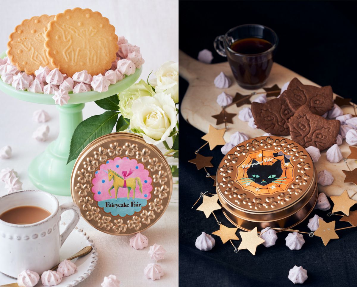 左「プチカドーユニコーン」（税込880円）、右「プチカドーシャノワール」（税込880円）／Fairycake Fair