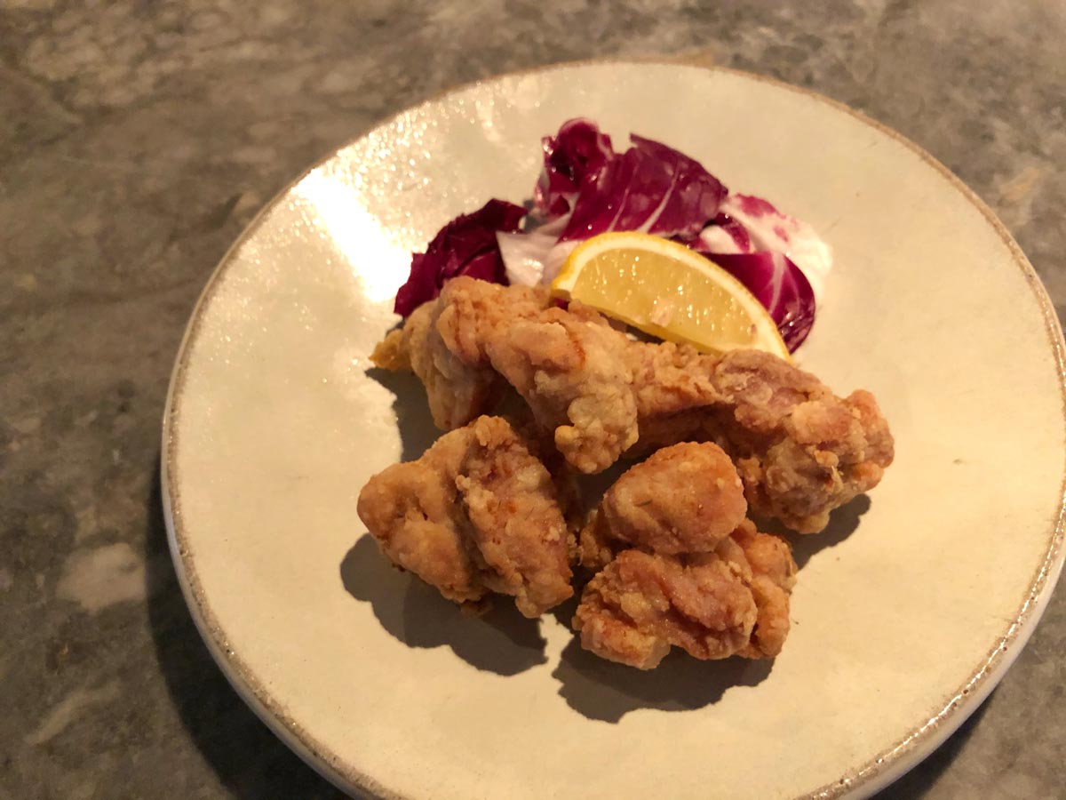 米粉の鶏唐揚げ