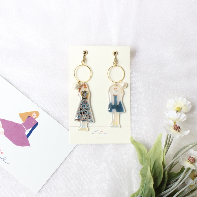 毎日三つ編みワンピース ピアス／イヤリング 2300円（税込）