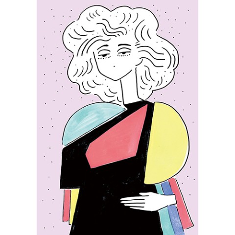 ポストカード：A Girl 220円（税込）