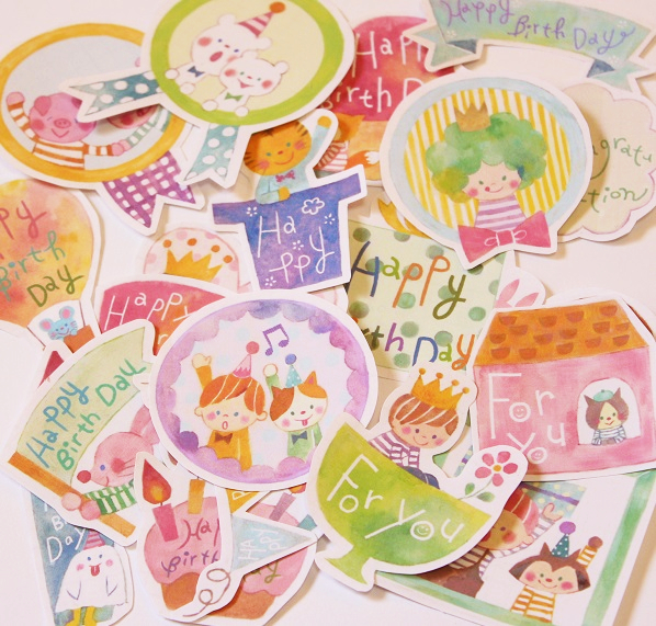 バースデーシールセット 400円（税込）