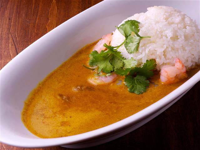 小海老のココナッツカレー1000円