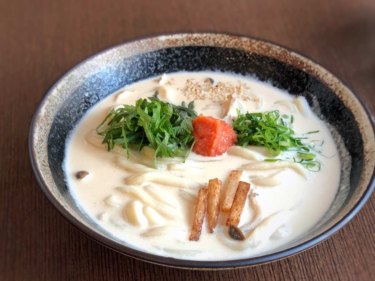 明太子クリームうどん