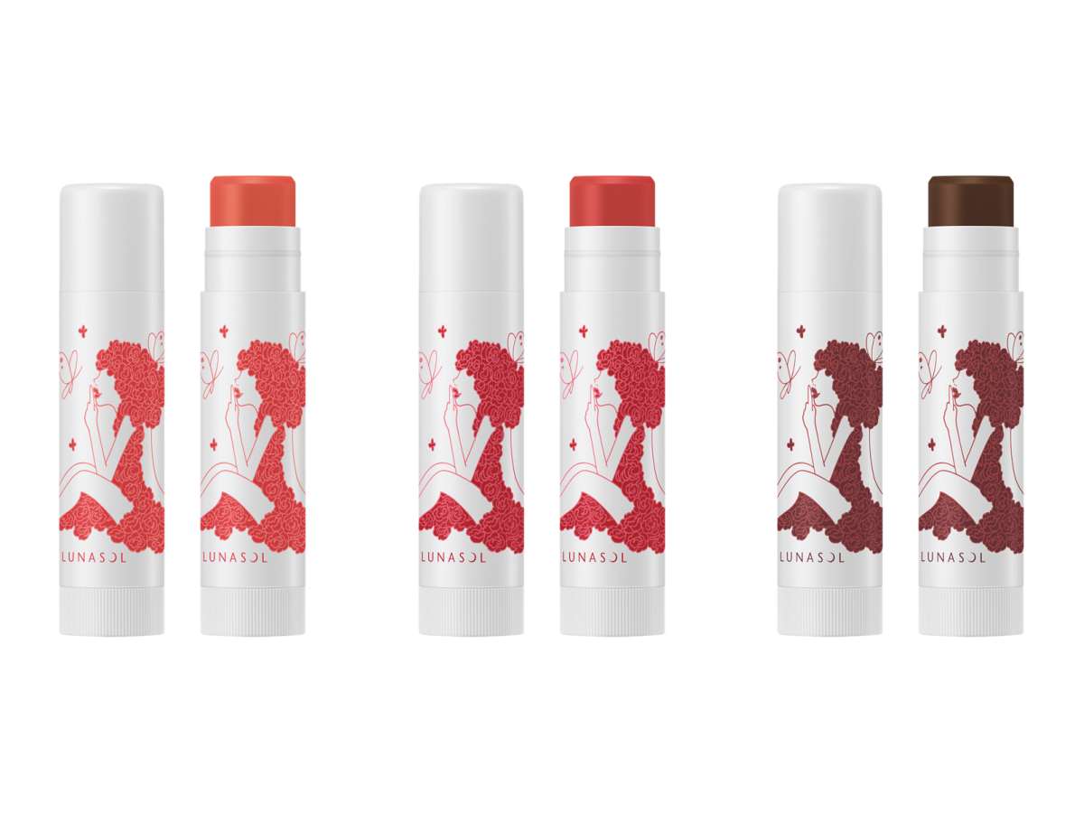 ルナソル メルティカラーバーム リップクリーム・唇用美容液 限定3色 2800円（税別）/LUNASOL