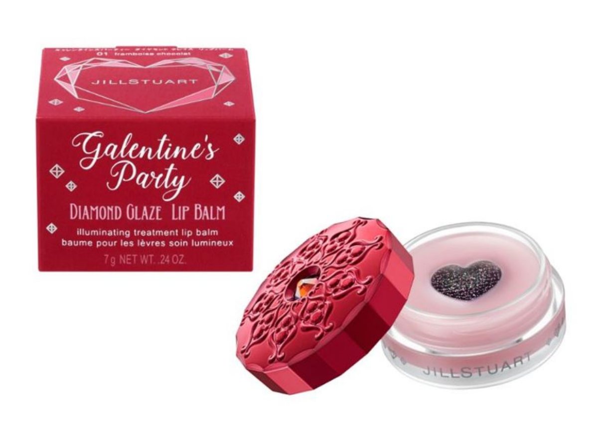 ジルスチュアート ギャレンタインズパーティーダイヤモンド グレイズ リップバーム 全2色2400円（税別）/JILL STUART Beauty