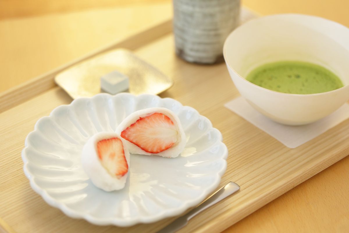 いちご餅 お抹茶セット　1000円