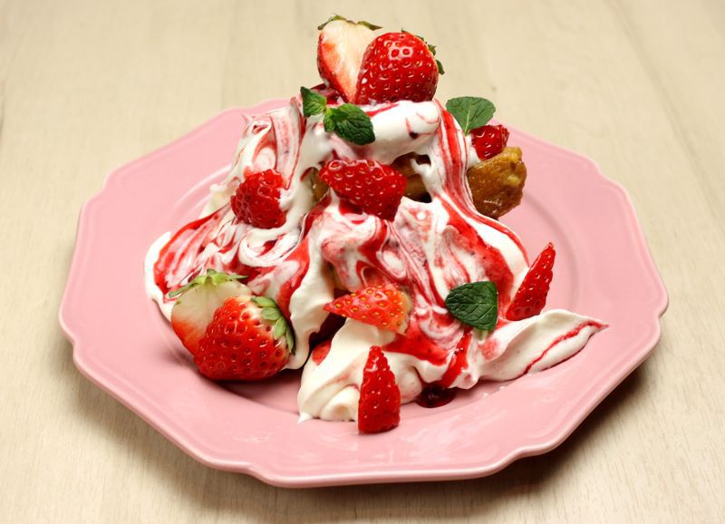 贅沢いちごのフレンチトースト 1200円