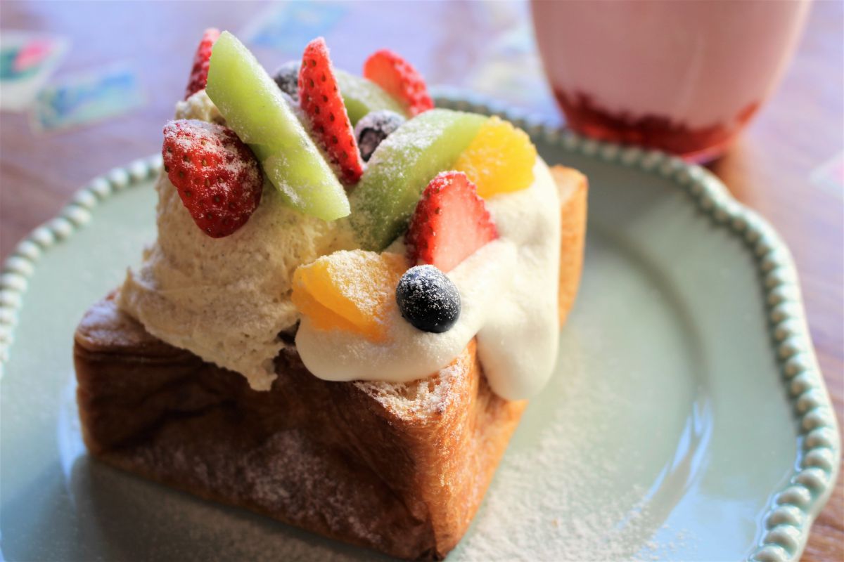 季節のフルーツトースト　1000円